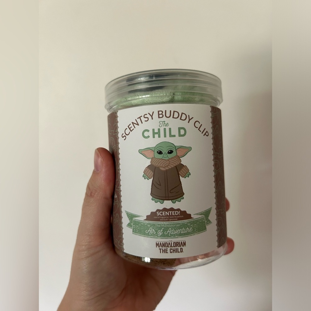 NEW! Scentsy Buddy Baby Yoda Mandalorian The Child Star Wars Clip Scented
